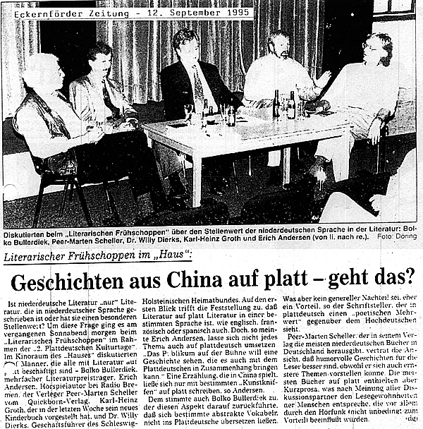 Platt und Chinesisch